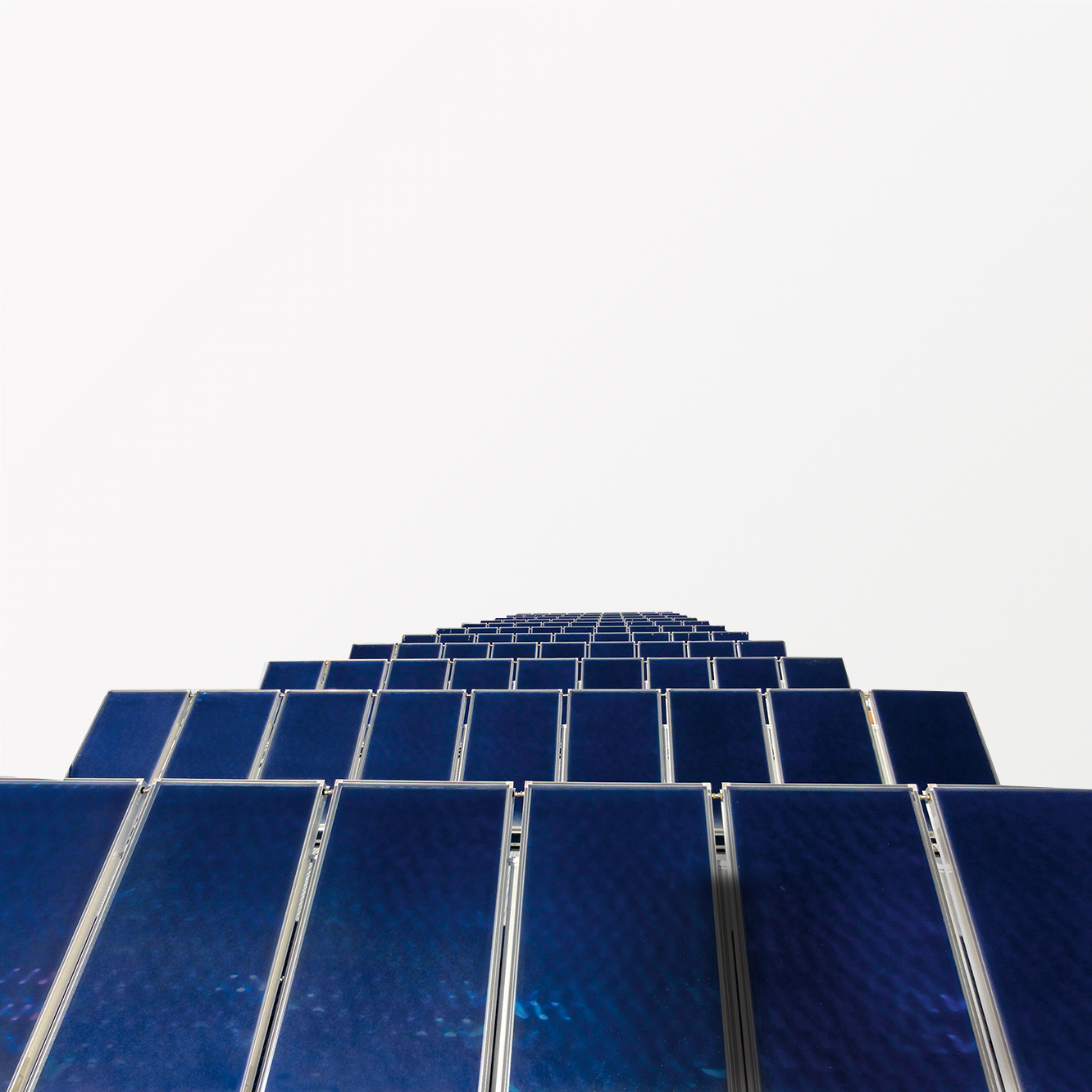Large Weishaupt solar arrays